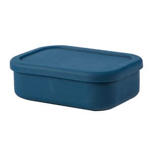 FREE SAMPLE insulated 3 compartment silicone rubber kids school bento lunch box