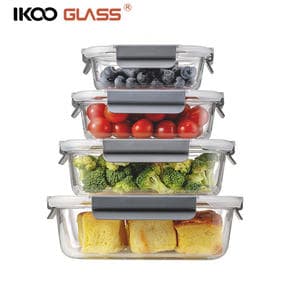 Glass Box Meal Prep Airtight Glass Food Storage Container 10 Pack Healthy Meal Prep Boxes With Airtight Lids BPA Free 10 Lids 10 Containers