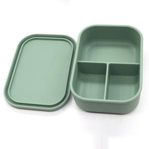 silicone plastic tiffin heat thermal insulated bento lunch box set kids children school