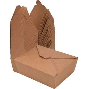 custom disposable kraft paper food packaging boxes bento salad soup fast food takeaway container