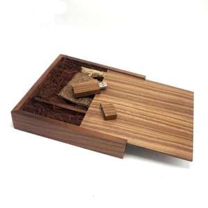 Walnut Wooden USB box Wedding Birthday Gifts Walnut Box