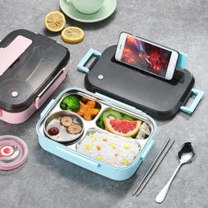 Lunch Boxes for Kids Kid Bento Box Stainless Steel School 304 Insulated Metal 4 Compartments Kitchen Food Shenzhen Multifunction