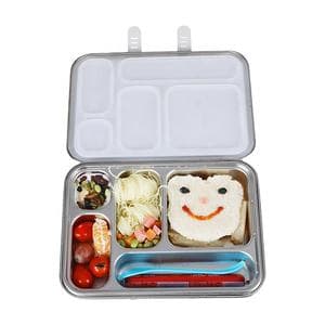 Amazon top seller 304 stainless steel leak proof bento box with 5 compartment bento lunch box