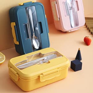 2021 Food-Grade Plastic Bento Lunch Box Microwavable To Heat lunch Bento Box