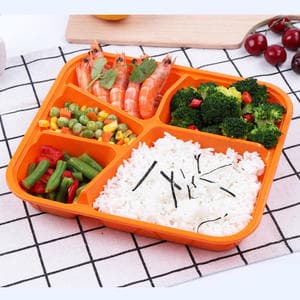 Disposable Bento Boxes Disposable Disposable Environmental Plastic Bento Box Portable Take Out Packaging Lunch Box Disposable Lunch Boxes